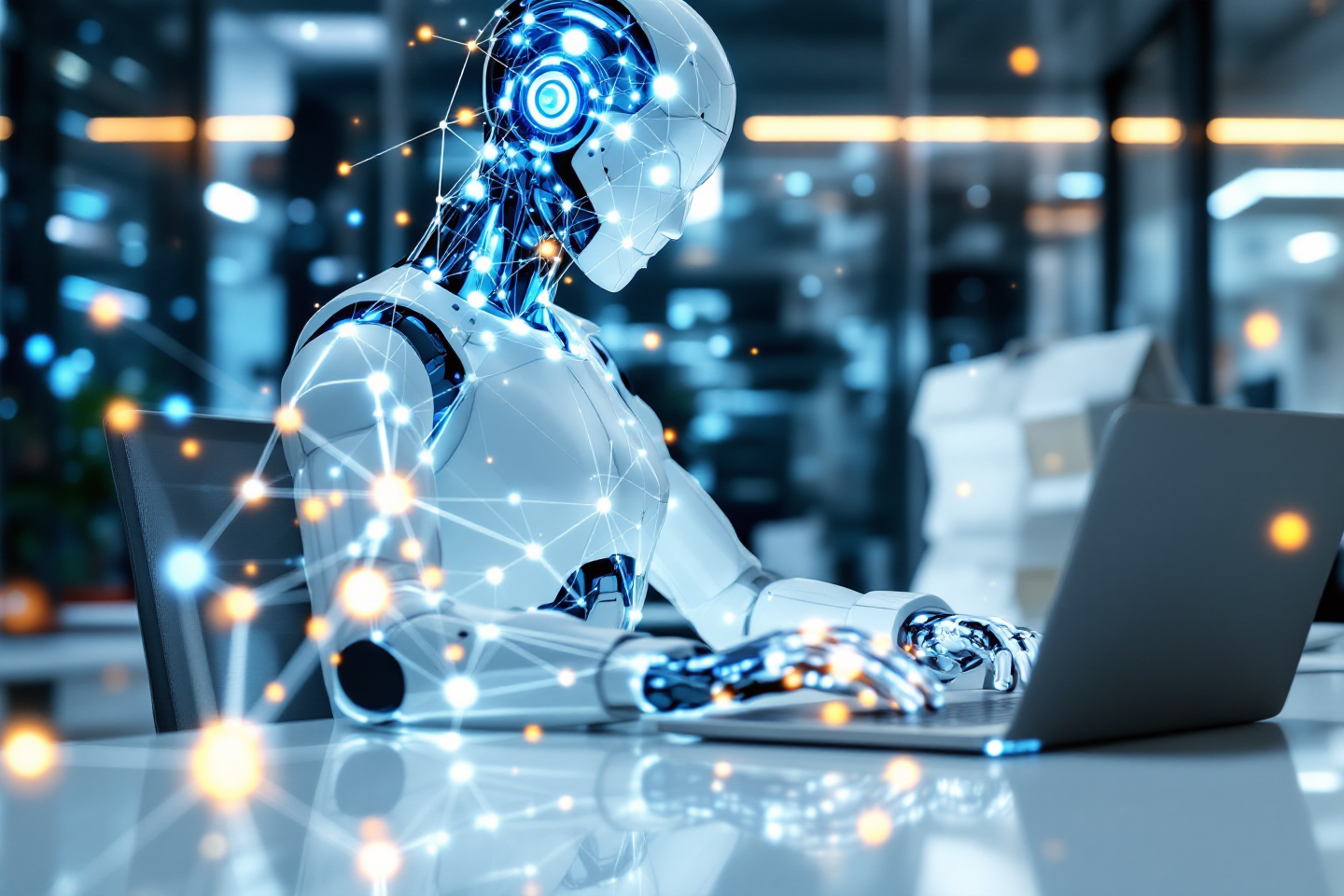 Equipo de Kinam IA trabajando con inteligencia artificial